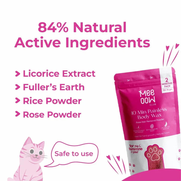 Meeow Club 10-Min Painless Body Wax